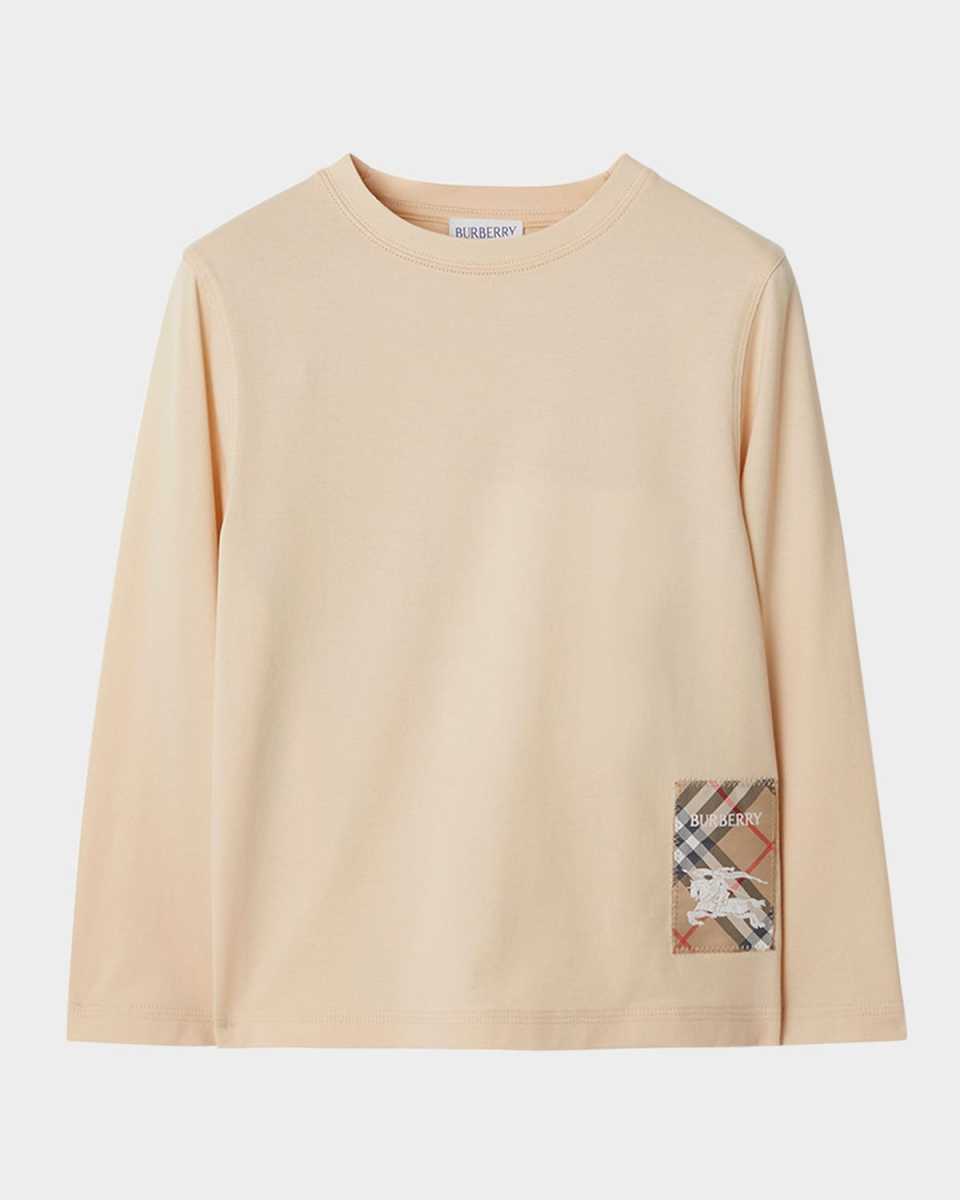 Boy's Kooper Check Label Top, Size 3-